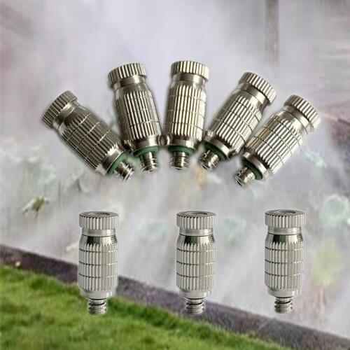 S367 Dry Fog High Pressure 25-80bar Misting Garden Water Spray Nozzle Watering Spray Anti-Drip Fog Nozzles 0.1mm-0.8mm 20Pcs/lot