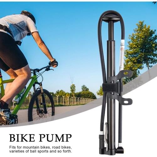 Compatible with Schrader / Presta valve bicycle inflator Compatible with road mountain bike pump riding accessories #W