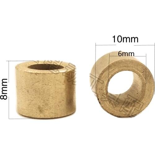 Angle Grinder Output Shaft Copper Sleeve Hand Drill Copper Sleeve 6*8*10 Copper Sleeve Power Tool Accessories