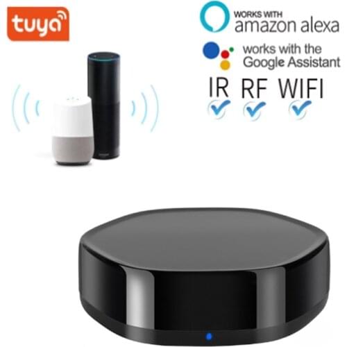 Tuya Smart Home WIFI+IR+RF Remote Control Smart Remote Control For Smart Voice Control Via Alexa Google Home Smart Life Control