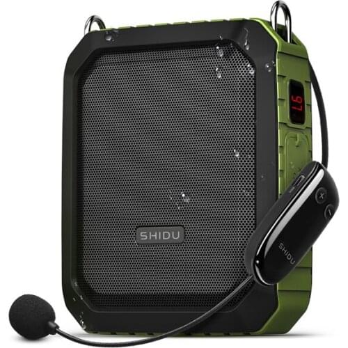 Voice Amplifier Wireless Microphone SHIDU Audio Voice Amplifier for Teachers, Tour Guides, Coach