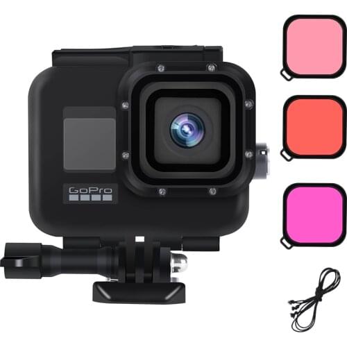Dive Case For Gopro Hero 8 Waterproof Housing Case Underwater Protector Cover Housing Shell for GoPro Hero8 Camera Accessories