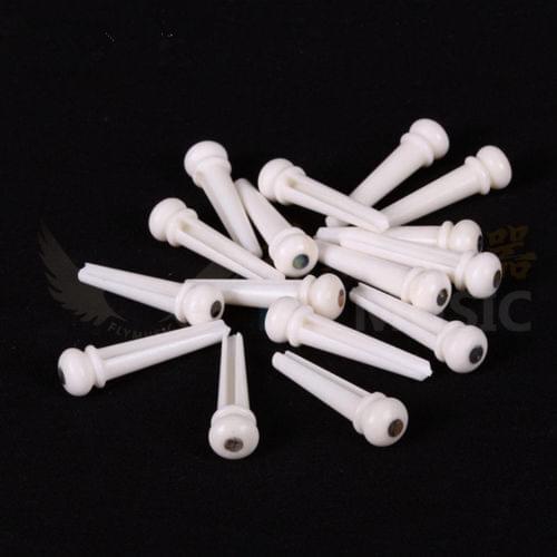 10sets of Nice (60pcs)White Acoustic Guitar Pressure string column H-01
