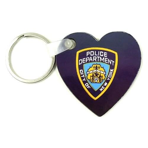 10pcs/lot Wholesale Fashion diy OEM Sublimation Wooden Key Rings heart shape White blank MDF Key Chain for Heat Press