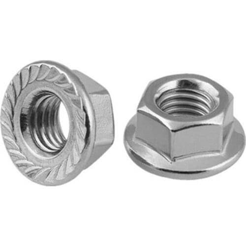 10 pcs M4 / M5 / M6 / M8 carbon steel aluminum profile fitting 304 stainless steel flange nut M4 / M5 / M6 / M8