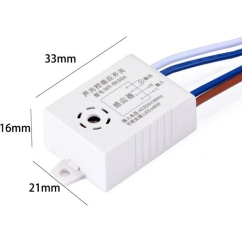 220V Module Detector Auto On/Off Intelligent Sound Voice Sensor Light Switch