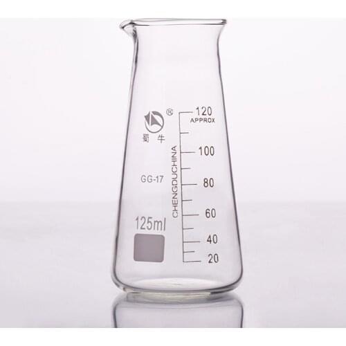 3pcs Conical Beaker,Capacity 125ml/250ml/500ml,Beaker in triangle form