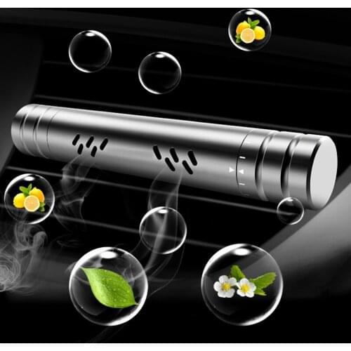 Car Perfume Air Conditioning Air Outlet Aroma Stick Solid Car Creative Mini Metal Ornaments Air Freshener Fragrance Clip