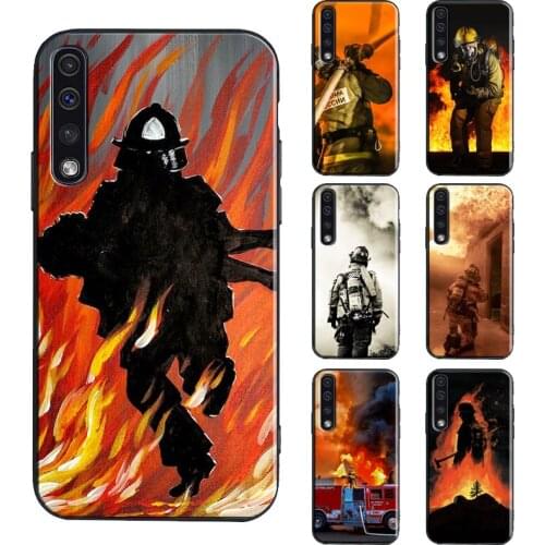 Fire Fighter Hero Phone Case For Samsung A71 A51 A31 A11 A21S A20e A70 A50 A40 A10 A20 S A12 A32 A42 A52 A72