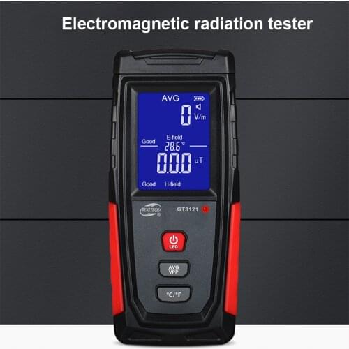 WT3121 Electromagnetic Field Radiation Detector Tester Emf Meter Rechargeable Handheld Portable Counter Emission Dosimeter