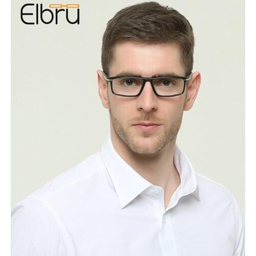 Elbru 2021 New Men Business Reading Glasses High Definition Presbyopic Glasses Eyeglass Ultralight Resin Spectacles +1.0 +4.0