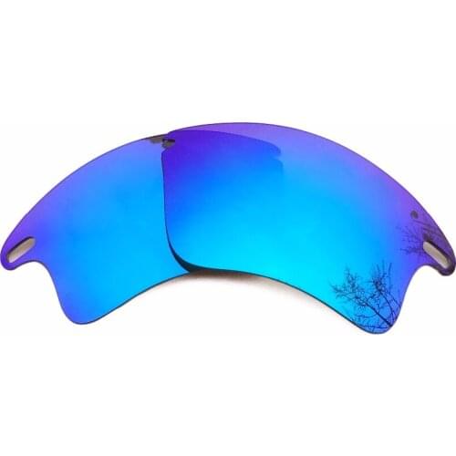 Ice Blue Mirrored Polarized Replacement Lenses for Fast Jacket XL Sunglasses Frame 100% UVA & UVB