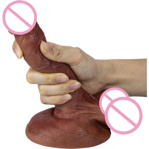 Simulation Penis Realistic Dildo with Powerful Suction Cup Female Masturbation Tool G-spot Vagina Stimulator Sex Toys for Couple