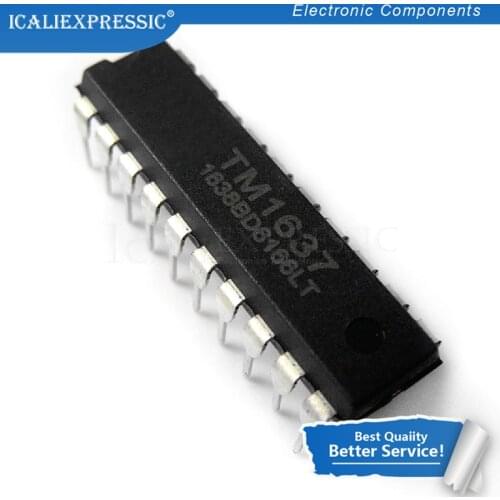 5PCS TM1637 DIP-20 1637 DIP DIP20 integrated circuit