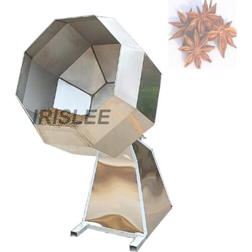Small Octagonal Mixer Flavor Blender Commercial Stainless Steel Seasoning Machine Octagon Spice Seasoning Barrel
