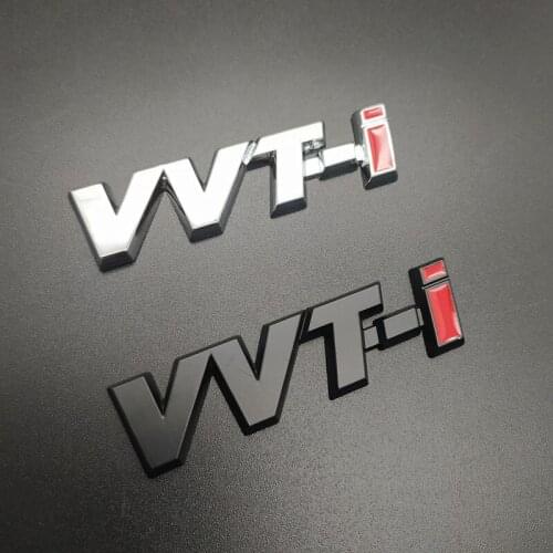3D Metal VVTI VVT-I Emblem Badge Car Body Sticker For Car Styling Toyota Corolla 2008 Car Boot Fender Emblem Car Accessories