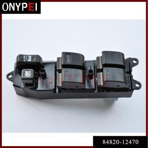 New Window Master Switch 84820-12470 For Toyota Corolla CE120 NZE12 ZZE121 ZZE122