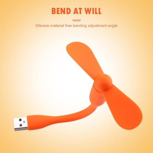 Power Bank Notebook Computer Summer Gadget Flexible Mini USB Fan for Power Bank/Notebook Portable Cooler Gadgets