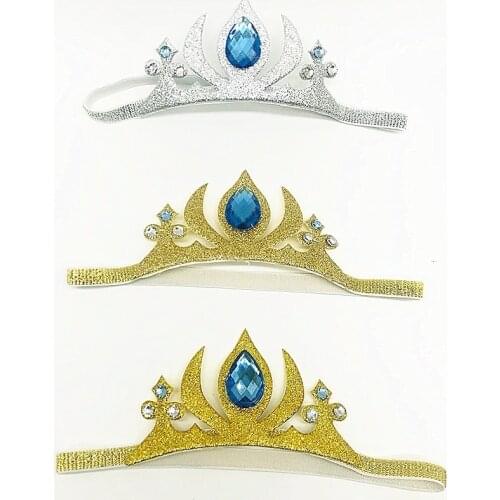 1 PCS New Princess Crown Baby Cute Headbands Girls Elastic Hair Bands Hair Accessories Tiara HairBands Children Headwear