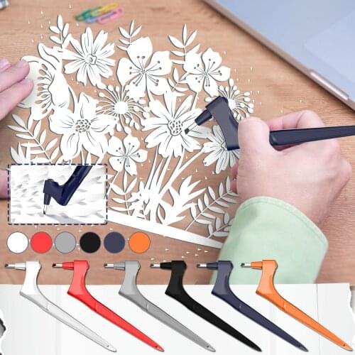 DIY Art Cutting Tool Craft Cutting Kinfe With 360° Steel Rotating Blade Safety Cutter Paper Knife Accessories
