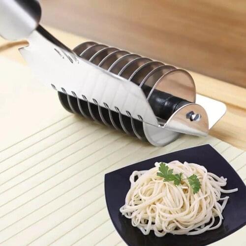 Stainless Steel Manual Spaghett Cutter Pasta Machine DIY Dough Noodles Maker Ginger Garlic Roll Crusher Kitchen Cooking Gadgets