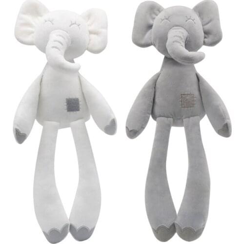 36cm Long-legged Elephant Cute Plush Toy Cute Baby Sleep Comforting Doll Plush Animal Toy Home Decoration Toy Child Toddler Gift