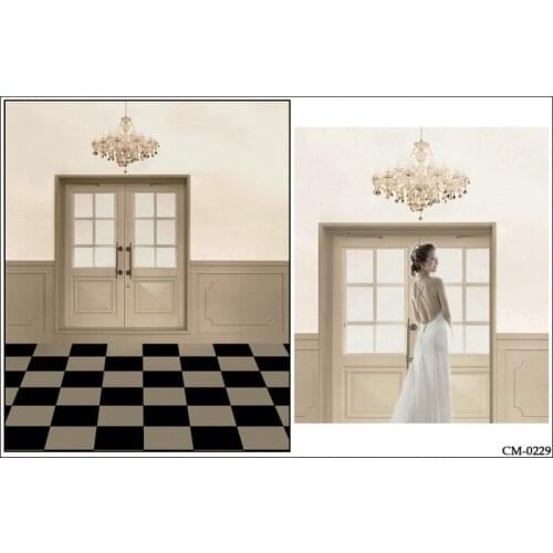 Wedding Photography Backdrops Black and White for Photo Studio Indoor Backdrops Photography Custom Background Cloth