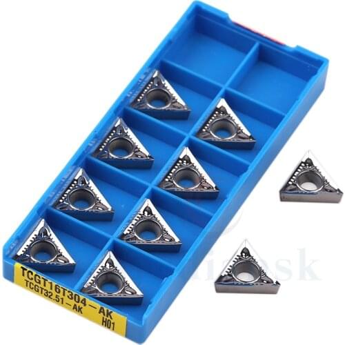 TCGT16T302 TCGT16T304 TCGT16T308 AK H01 Aluminum blade Insert Carbide Insert CNC Lathe Cutter Tool turning insert Tool TCGT