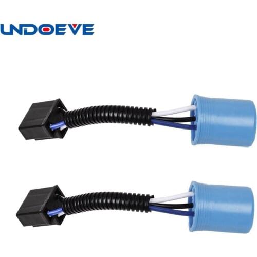 Undoeve 1 Pair 9007 Male to H4 Female Adapters Headlight Conversion Cable Wiring Harness Adapters for Hummer H2 Led Headlight