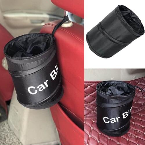 Car Trash Bag Universal Car Vehicle Back Seat Headrest Garbage Bag Reusable Trash Rubbish Litter Box