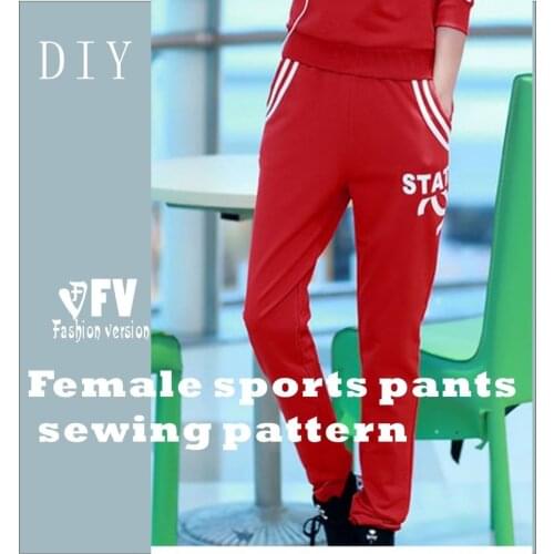 Pants sewing pattern The trousers pattern(Not the pants) elastic Motion pants BCK-31