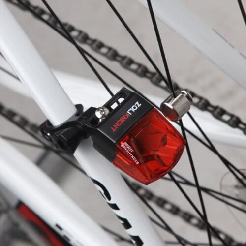 Waterproof bike light No Battery magnetic Self-powered Bike Rear Light No Charge Easy to Install Night Bicycle LED Tail light