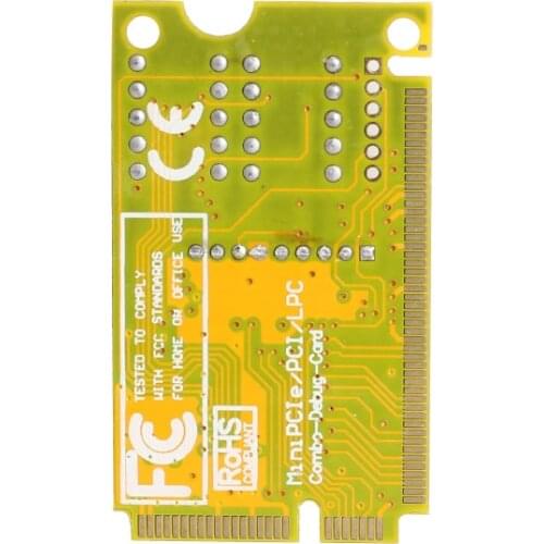 3 in 1 Mini PCI PCI-E LPC PC Analyzer Tester Notebook Combo Debug Card Diagnostic Post Card
