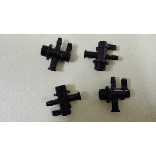 5piece/lot Genuine FuLiSiTe UV printer 3 way valve plastic 3 way valve switch