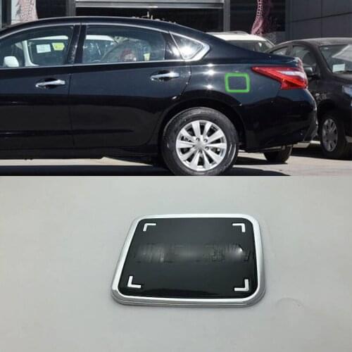Car Accessories Exterior ABS Oil Fuel Gas Tank Cap Cover Pad Sticker Cover Trim For Nissan Altima 2016 Car Styling