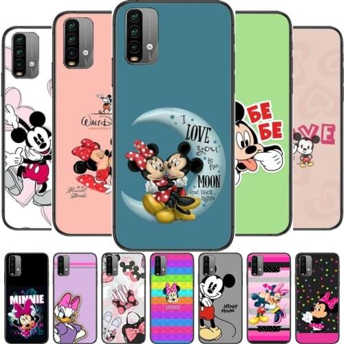 Minnie Mouse Disney Heart Phone Case For XiaoMi Redmi 11 lite 9C 8A 7A Pro 10T 5G Cover Mi 10 Ultra Poco M3 X3 NFC 8 SE cover
