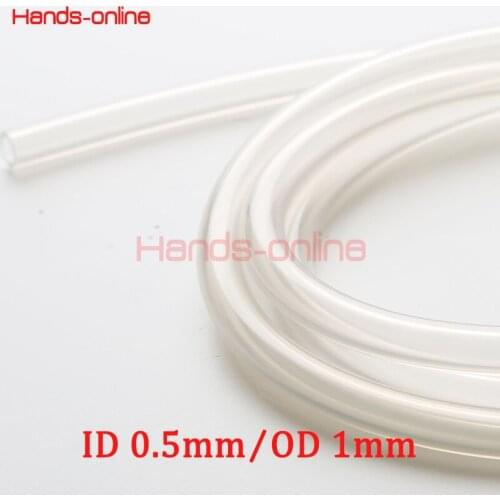 Food Grade Clear Transparent Silicone Rubber HoseOD1XID0.5 mm Out Diameter Flexible Silicone Tube