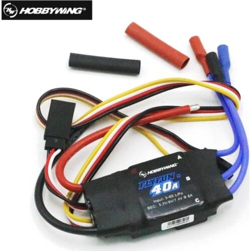 Hobbywing FlyFun 30A 40A 20A V5 2-4S 2-6S Electric Speed Control ESC for RC Aircraft Multicopter Rc Airplane Helicopter