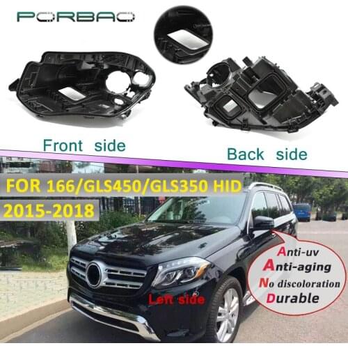 Headlight housing base For 166 GLS450 GLS350 HID 15-18 Car rear base Replacement Headlight back base