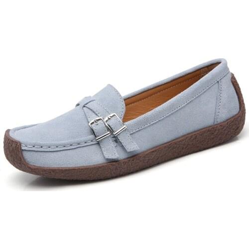 2019 New, Womens Flat Shoes, Spring and Autumn, Comfortable and Stylish, Breathable, Large-size Brand Flat Shoes Women Flats