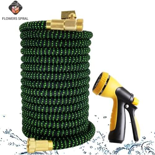 Garden Hose Retractable Flexible Magic Hose For Garden High Pressure Car Wash Hose Gun Watering And Irrigation Garden-tools 2021