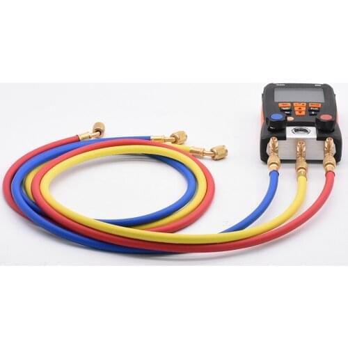 1.5M Refrigeration Charging Hoses for R134a R410a R22 R12 R502 Testo 550 Air Conditioner Tools Accessories Manifold Gauge Tube