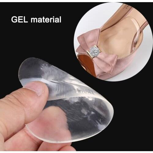 2PCS Silicone Forefoot Invisible High Heels Shoes Patch Anti-Slip Resistant Protective Pads Foot Care Tool Pain Relief Inserts