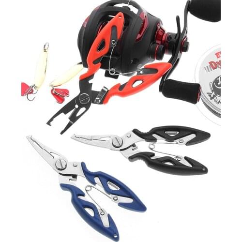 Stainless steel strong horse fish line fishing cut bent mouth fishing pliers multi-functional pliers spot