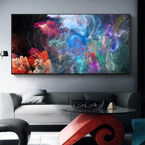 Modern Abstract Art Clouds Oil Painting on Canvas Wall Art Posters Prints Wall Pictures for Living Room Home Wall Cuadros Decor