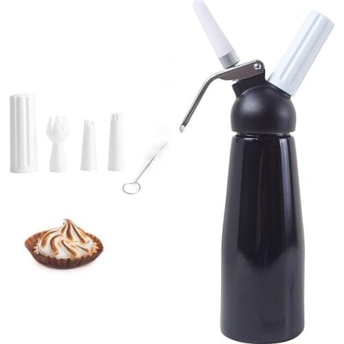 500ML Artisan Whipped Cream Dispenser, Cream Whipper With Decorating Nozzles Dropper Whipper Foam Maker For Dessert Tools