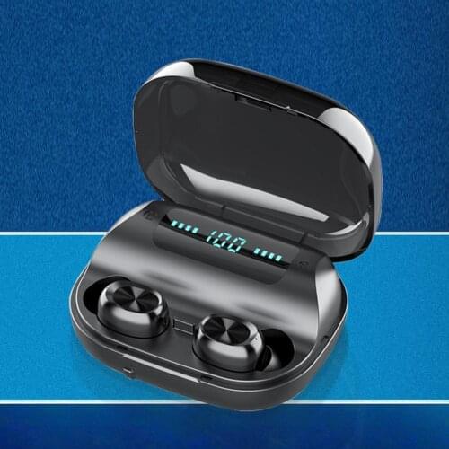 TWS Bluetooth 5.0 Earphones 1200mAh Charging Box Wireless Headphone 9D Stereo Sports Waterproof Earbuds Headsets With Microphone