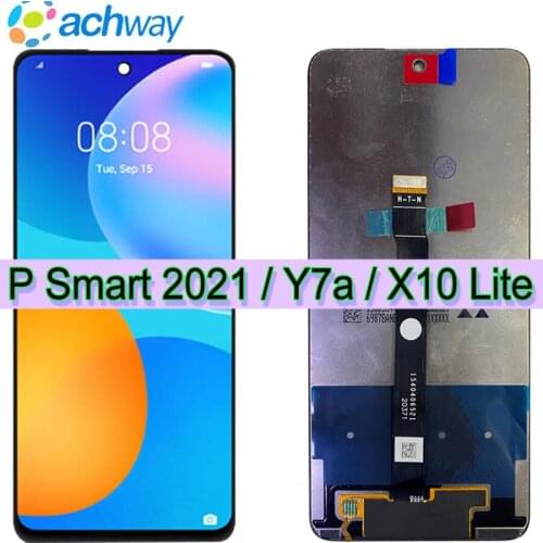 6.3" For Huawei P Smart 2021 LCD PPA-LX2 Display Y7a LCD Touch Digitizer Screen Assembly For Huawei Honor 10x Lite LCD Display