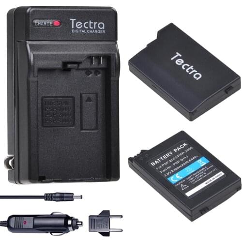 2Pcs 3.6V 2400mAh PSP 2000 PSP3000 PSP S110 Battery for Sony playstation PSP2000 PSP 3000 Console+Digital Charger