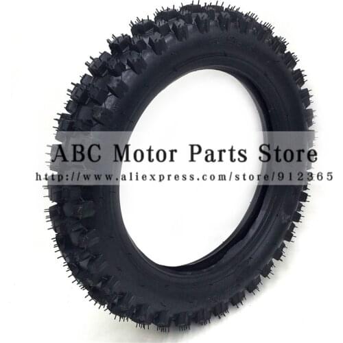 80/100-12 Rear Wheel Tire Out Tyre 12inch deep teeth Dirt Pit Bike Off Road Motorcycle Use